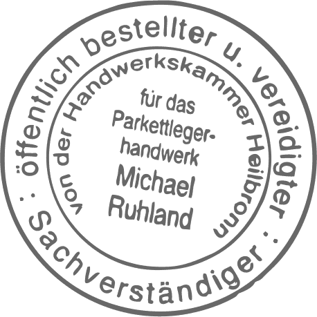 Sachverst&auml;ndiger f&uuml;r das Parkettlegerhandwerk