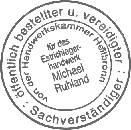 Sachverst&auml;ndiger f&uuml;r das Estrichlegerhandwerk